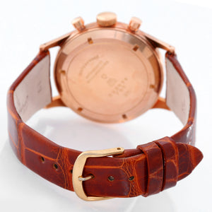 Vintage Breitling Premier 18K Rose Gold 788 Men's Watch