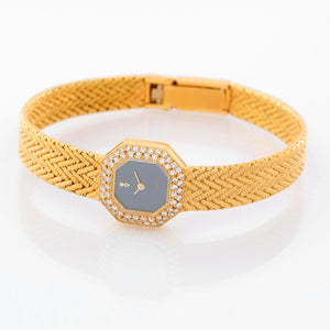 Corum Classique 18K Yellow Gold Diamond Watch