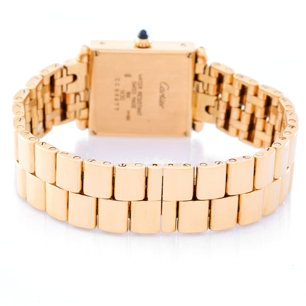 Cartier Tank Obus Men's or Ladies 18k Yellow Gold Watch