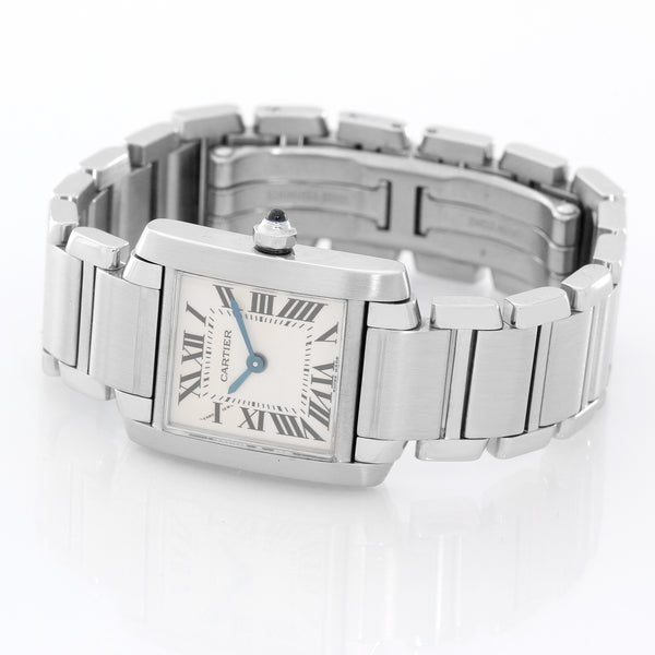 Cartier Tank Francaise Ladies Steel Watch W51008Q3