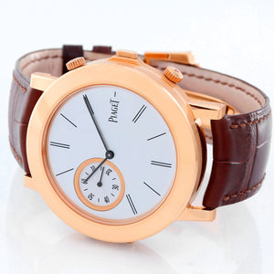 Piaget Altiplano Double Jeu  18k Rose Gold Men's Watch GOA3515