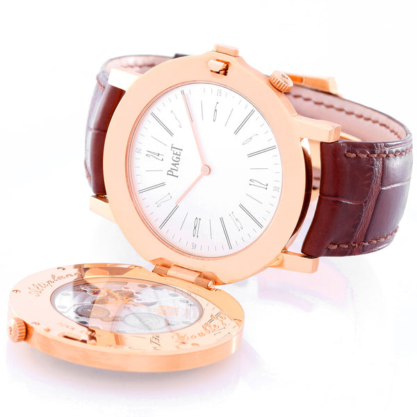 Piaget Altiplano Double Jeu  18k Rose Gold Men's Watch GOA3515