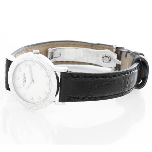 Patek Philippe Ladies Calatrava 18K White Gold Watch 4919G