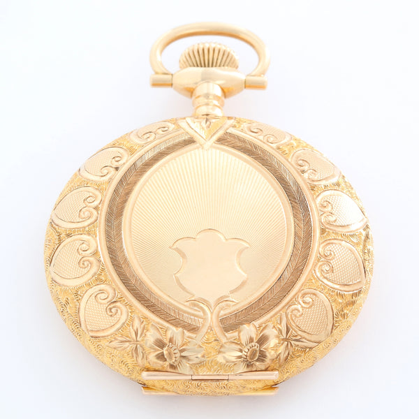 Waltham 14K Yellow Gold 16S Model 1899 Manual Pocket Watch