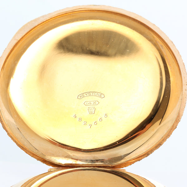 Waltham 14K Yellow Gold 16S Model 1899 Manual Pocket Watch
