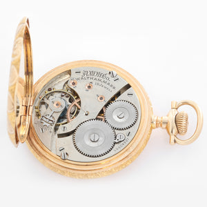 Waltham 14K Yellow Gold 16S Model 1899 Manual Pocket Watch