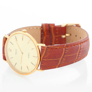 Rolex Cellini Classic 18k Yellow Gold Men's Watch 3739