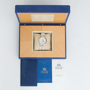 Piaget Dancer Men's 18k White Gold Watch