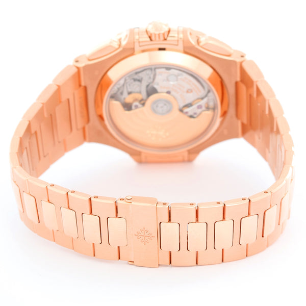 Patek Philippe Nautilus Men's Rose Gold Chronograph Watch 5980/1R