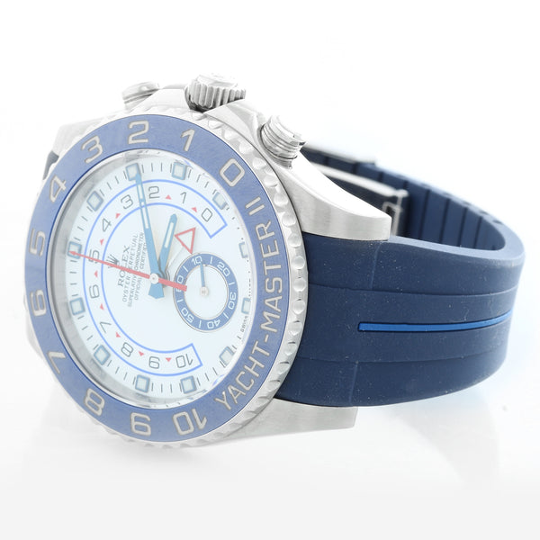 Men's Rolex Yacht-Master II Regatta Blue Bezel Watch  116680