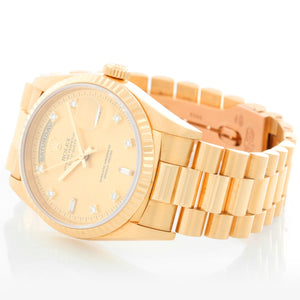Men's Rolex President Day-Date Diamond Watch 18238