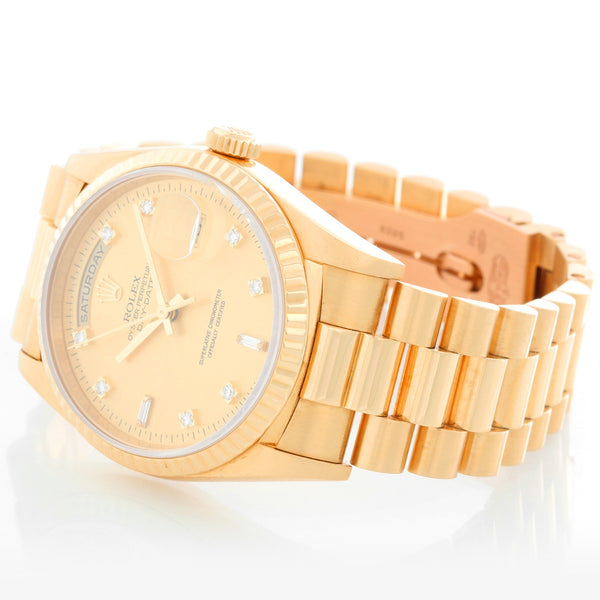 Men's Rolex President Day-Date Diamond Watch 18238