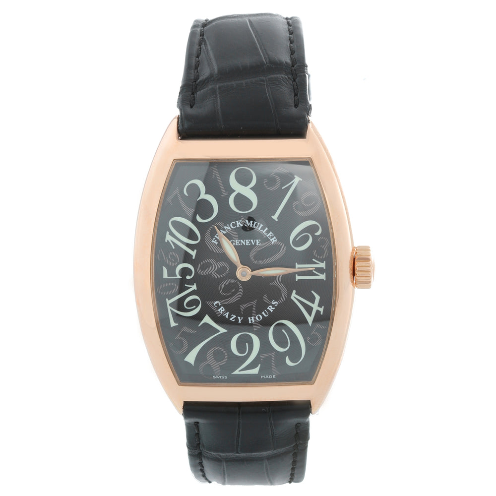 Franck Muller Crazy Hours 18K Rose Gold Men's Watch