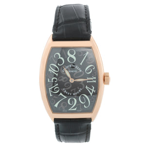 Franck Muller Crazy Hours 18K Rose Gold Men's Watch