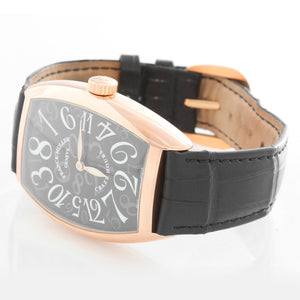 Franck Muller Crazy Hours 18K Rose Gold Men's Watch