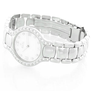 Ebel Beluga Mother of Pearl Diamond Dial Steel Ladies Watch  9157428-20