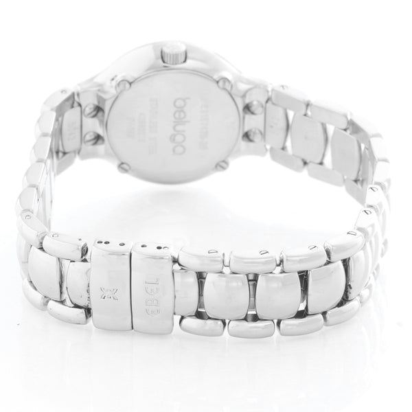 Ebel Beluga Mother of Pearl Diamond Dial Steel Ladies Watch  9157428-20