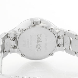 Ebel Beluga Mother of Pearl Diamond Dial Steel Ladies Watch  9157428-20