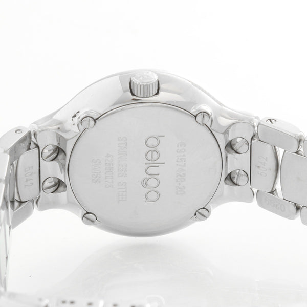 Ebel Beluga Mother of Pearl Diamond Dial Steel Ladies Watch  9157428-20