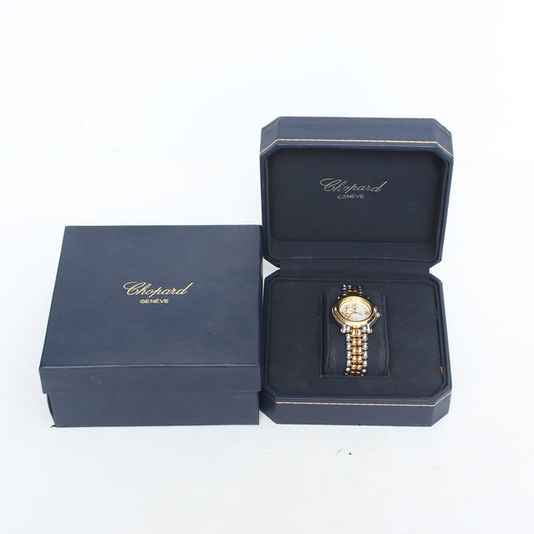 Chopard Happy Sport 18k Yellow Gold and Stainless  Steel Watch