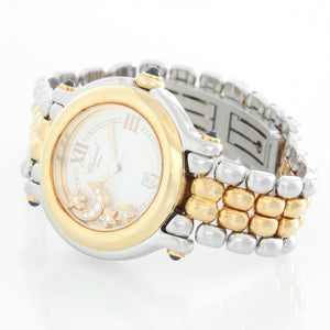 Chopard Happy Sport 18k Yellow Gold and Stainless  Steel Watch