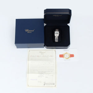 Chopard Happy Sport Ladies 5 Floating Diamonds Stainless Steel Watch 27/8894-23/11