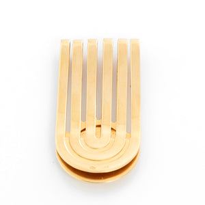 Bulgari Onyx 18K Yellow Gold  Money Clip