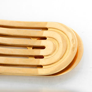 Bulgari Onyx 18K Yellow Gold  Money Clip