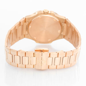 Patek Philippe & Co. 18K Rose Gold Nautilus Diamond Watch 7010 /1R