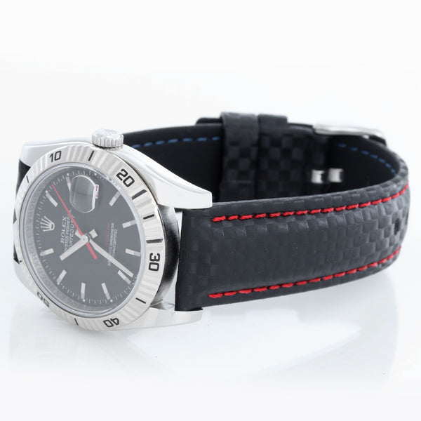 Men's Rolex Turnograph Datejust On a Strap Watch 116264