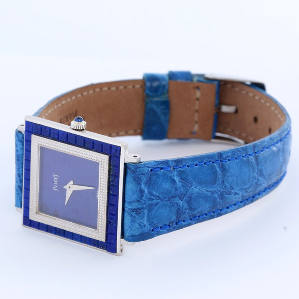 Piaget White Gold Lapis Lazuli Dial Watch