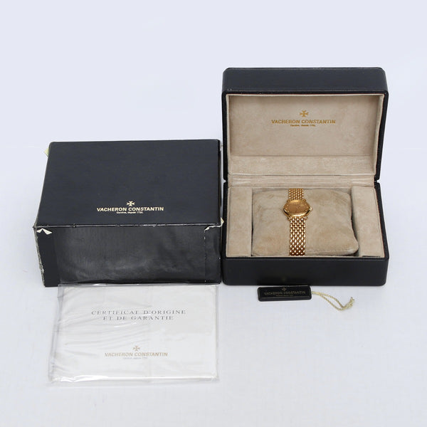 Vacheron Constantin 18K Yellow Gold Ladies Les Historiques Watch