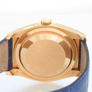 Rolex Datejust 18k Yellow Gold Men's Watch116138 On Strap