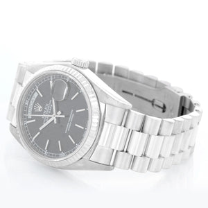 Men's Rolex President Day-Date 18K White Gold  Watch 18039