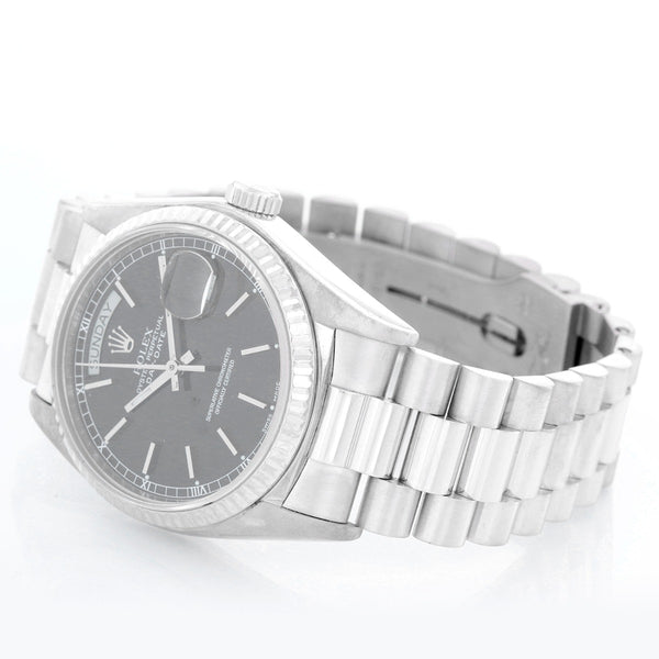 Men's Rolex President Day-Date 18K White Gold  Watch 18039