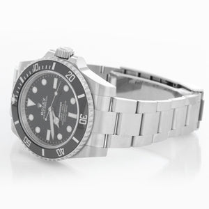 Rolex Men's Steel (No-Date) Submariner Watch  114060 Ceramic Bezel