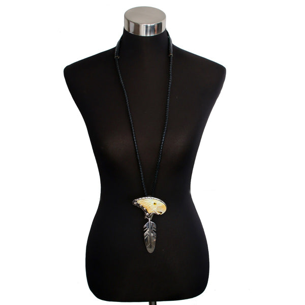 J. W. Cooper by John Winston Mother of Pearl Belt Buckle & Bolo