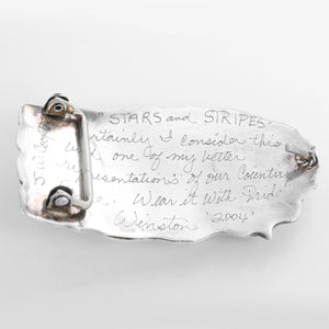 J. W. Cooper by John Winston Mother of Pearl Belt Buckle & Bolo