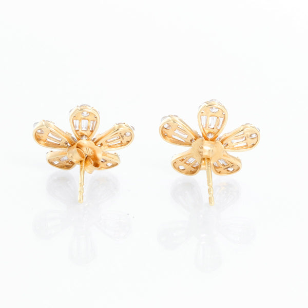 KC Design Diamond Flower Studs 1.51 cts.