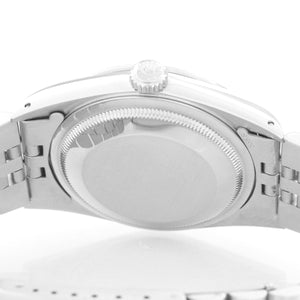 Rolex Datejust Men's Steel Watch 16220 Tapestry Dial