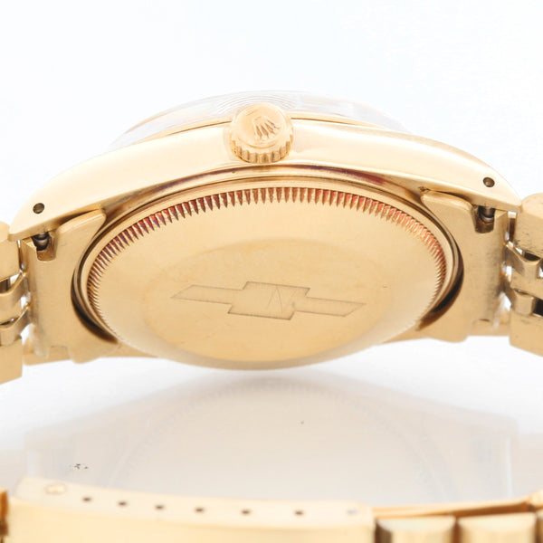 Rolex Rare 1980's 14k Gold Date Men's Watch 34mm Quickset 15007