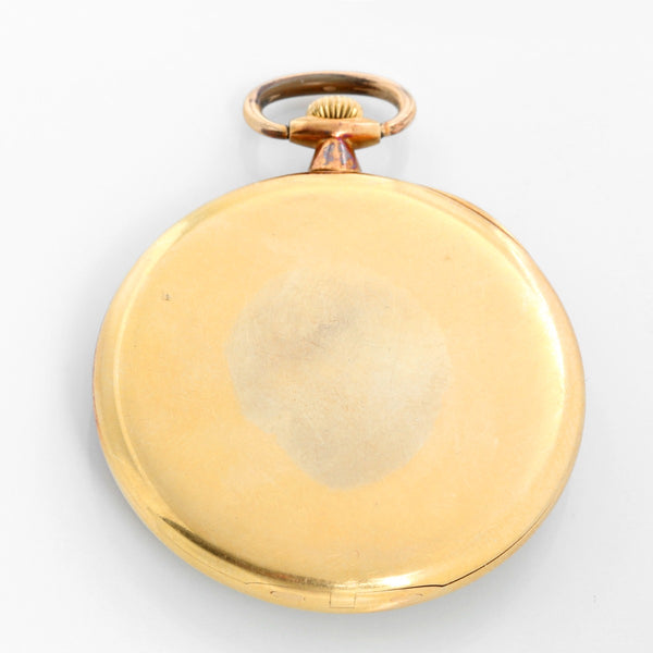 Patek Philippe Open Face 18K Yellow Gold Pocket Watch