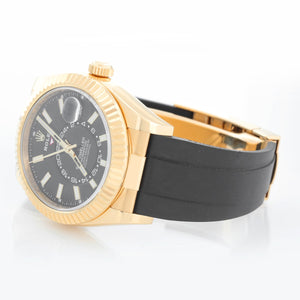 Rolex Sky-Dweller Men's 18k Yellow Gold Annual Calendar GMT Watch 326238