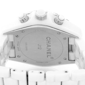 Chanel J12 White Ceramic 41mm Chronograph Watch H1007