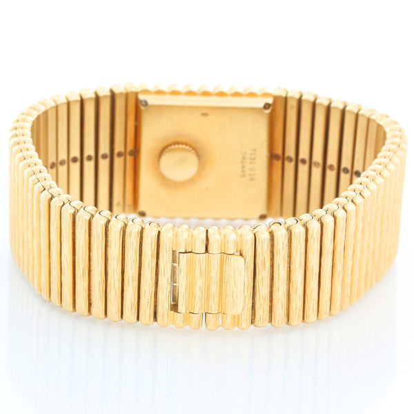 Piaget Emperador 18K Yellow Gold Bark Mens Watch