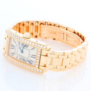 Cartier Tank Americaine Gold & Diamond Watch WB7072K2