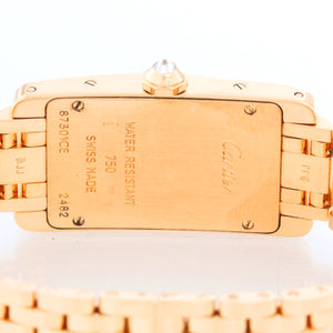 Cartier Tank Americaine Gold & Diamond Watch WB7072K2