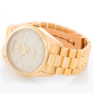 Men's Gold Day-Date Rolex President Watch 18038