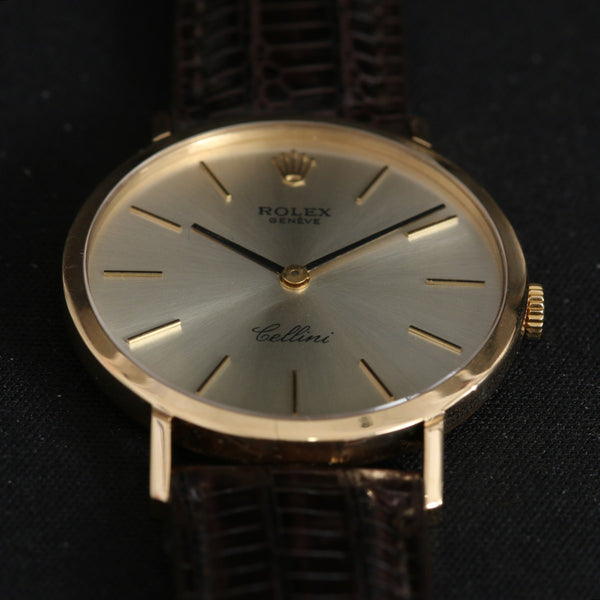 Rolex Cellini Men's 18k Yellow Gold Watch Ref. 4112