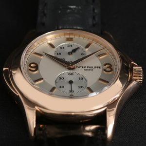 Philippe Travel Time Men's 18k Rose Gold Watch 5134 R or 5134R